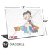 Betty Boop Splatter Universal Laptop 16in (13 x 9.4in) Skin